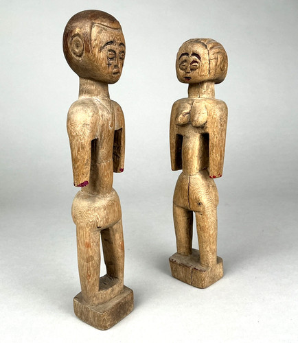Ewe venavi zwillings figur - 2x,