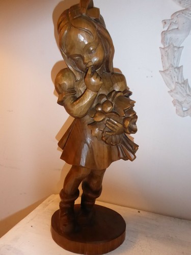 Alte holzfigur holz skulptur - alte,