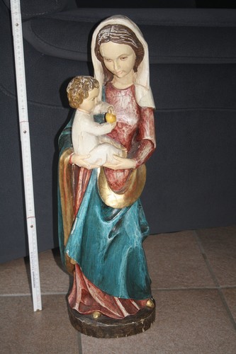 Alte holz figur madonna - alte,