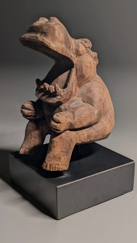 Alte handgeschnitzte holzfigur - handgeschnitzte,