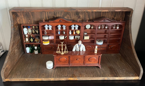 Alt holz spielzeug apotheker - alt,