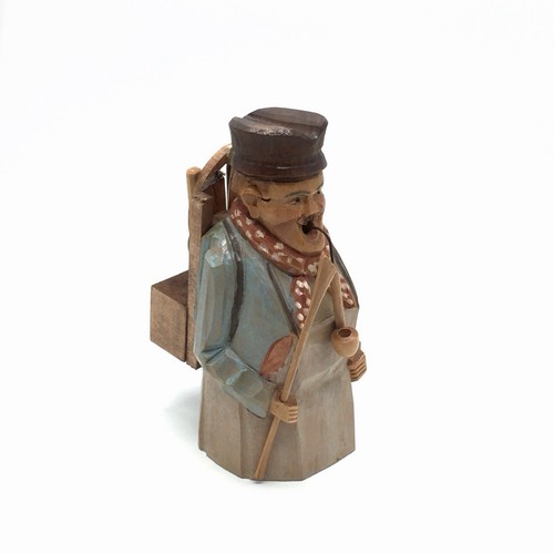 Alte holz figur räuchermann - holz,