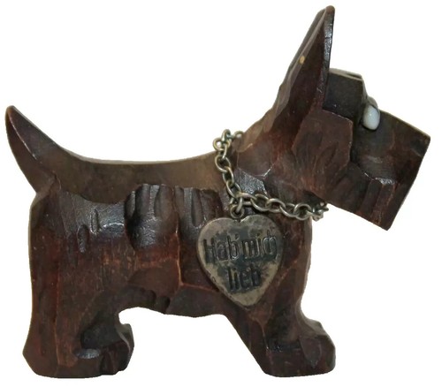 A0368 alte holzfigur - -,