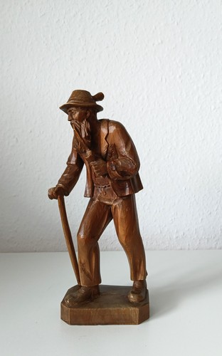 Holzfigur wanderer alm - holzfigur, „alm