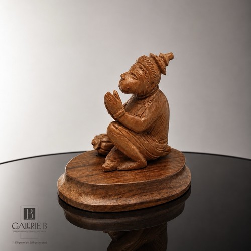 Alte hinduismus holzfigur - alte,