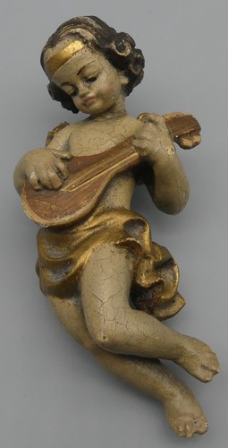 Alt antik engel mandoline - engel,