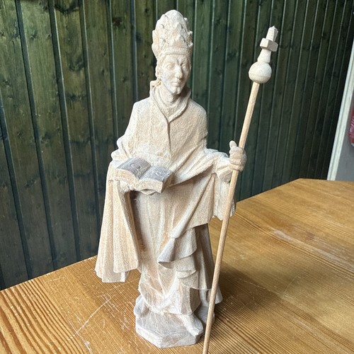 Alte heiligenfigur holz - alte,