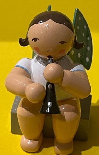 Alte holz figur - alte, engel