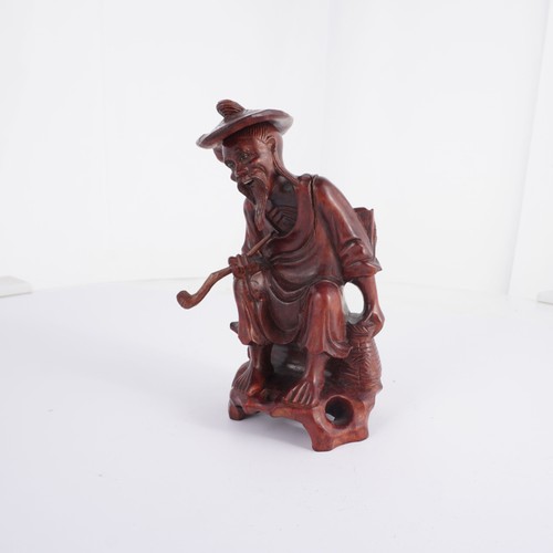 Asiate schöne alte holzfigur - schöne,