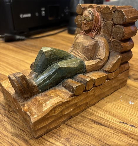 Alte holzfigur - ⁠alte,