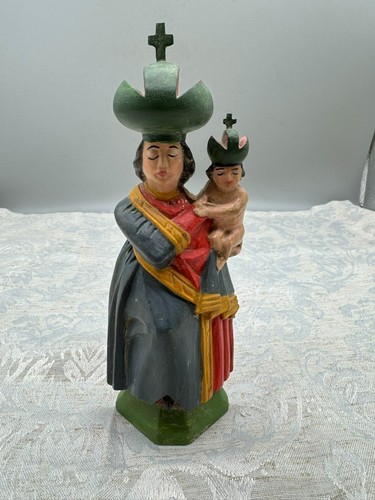 Alte vintage heiligenfigur - vintage,