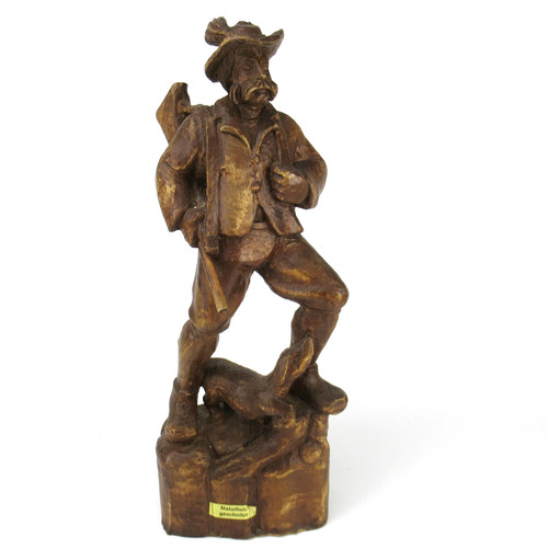 Alte holz figur - figur, handgeschnitzt