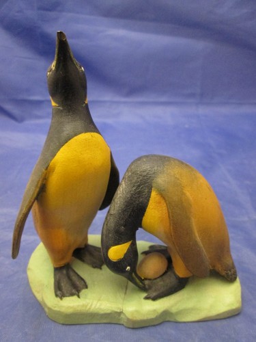 Alte holzfigur pinguin holz - ~,