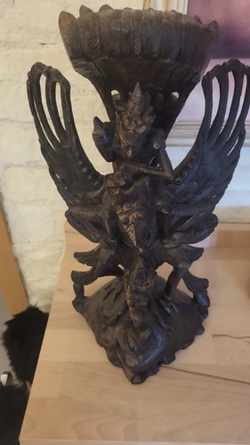 Alte holzfigur 38cm hoch 24 - alte,