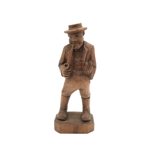 Alte holzfigur bauer - alte,