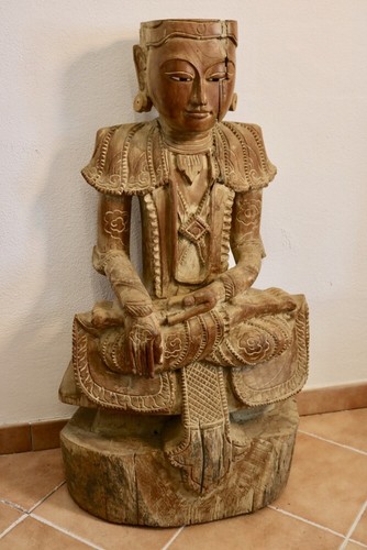 Alte holzfigur shiva - alte,