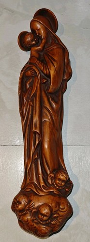 Alte holzfigur zum aufhängen - holzfigur,