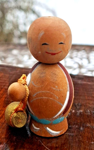Kokeshi holz figur aus - holz,