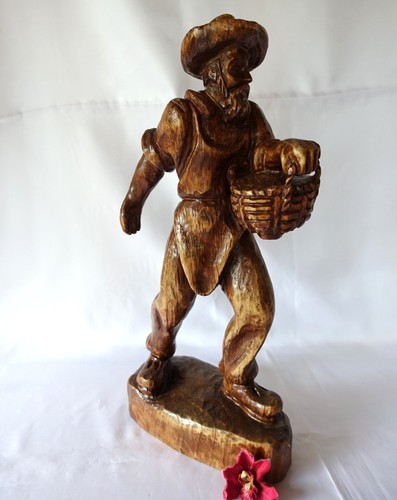 Alte holzfigur 5 cm - holzfigur, ca.