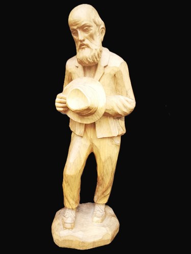 Holzfigur alter mann - mann, cm