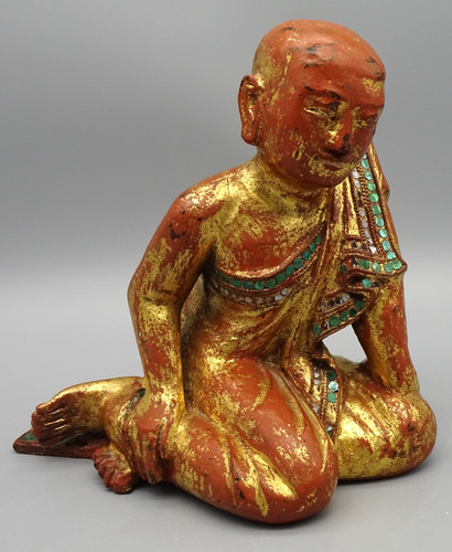 Burma alte holzfigur - holzfigur/, holz