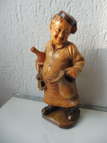 Schöne alte holzfigur - , schöne,