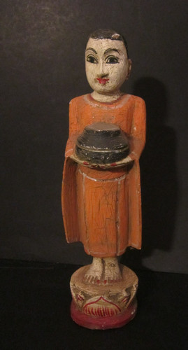 Alte holz figur buddhist - alte,