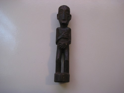 Alte holz figur skulptur aus - /,
