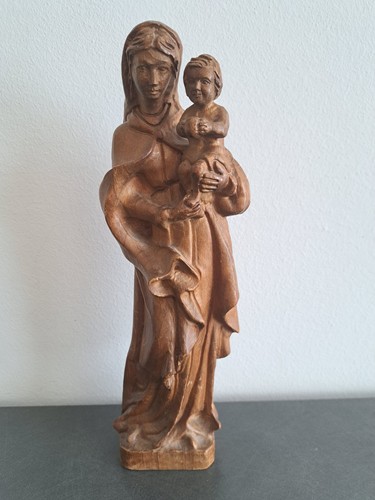 Alte holzfigur madonna - holzfigur,