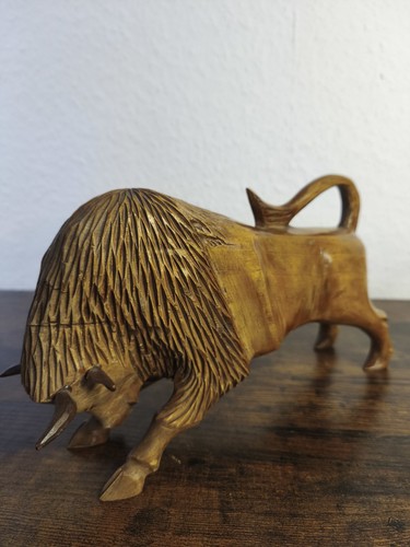 Handgeschnitzte alte holzfigur - handgeschnitzte,