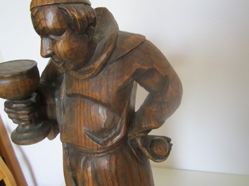 Große alte holz - holz, figur